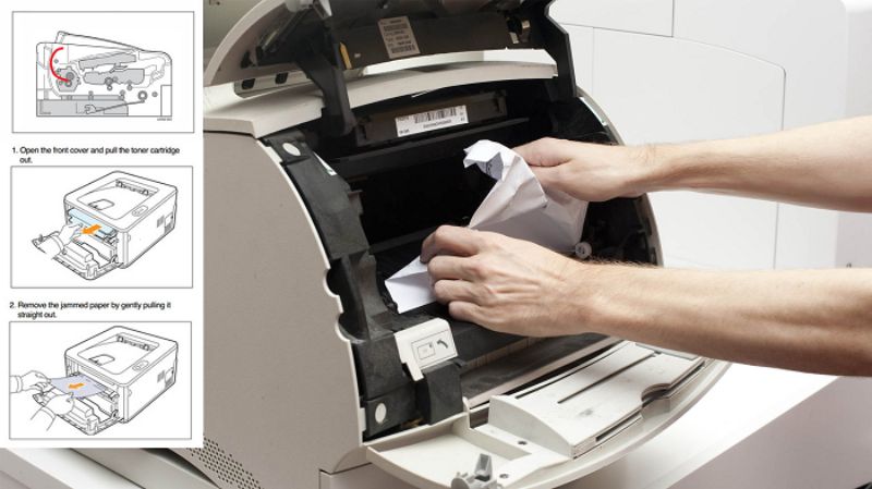 Kẹt giấy – lỗi máy photocopy người dùng thường gặp nhất